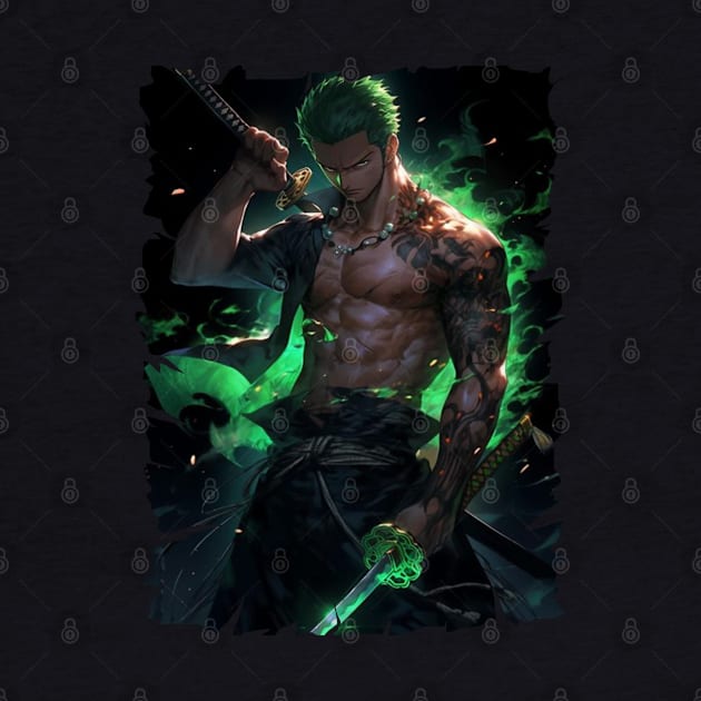 ZORO SAMURAI ANIME by graficklisensick666